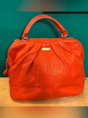 Kate Spade Camille Crossbody Orange Leather Purse